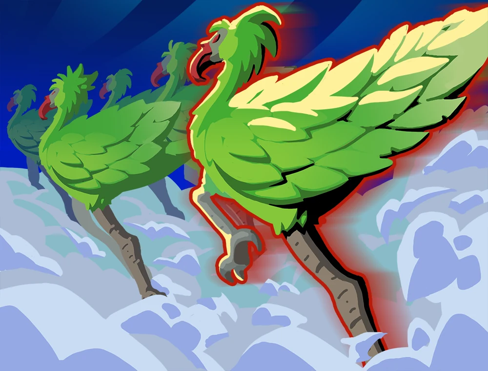 Stampede card art, Slay the Spire 2