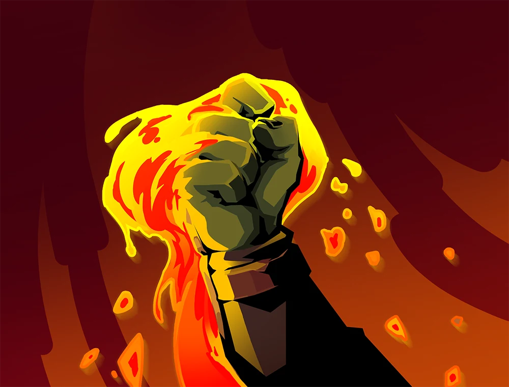Uppercut card art, Slay the Spire 2