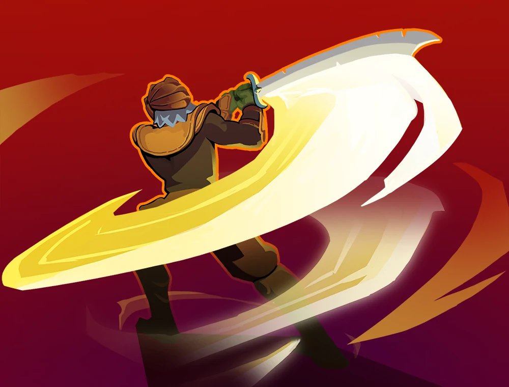 Whirlwind card art, Slay the Spire 2