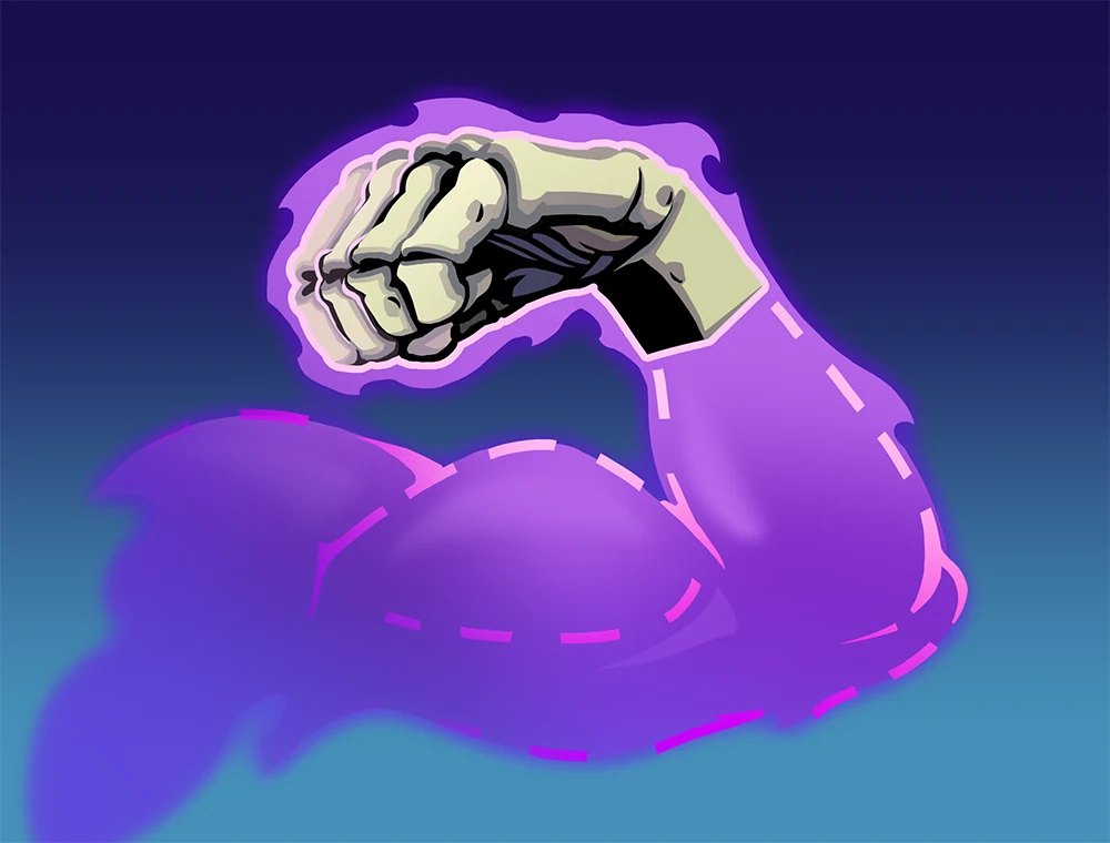 Calcify card art, Slay the Spire 2