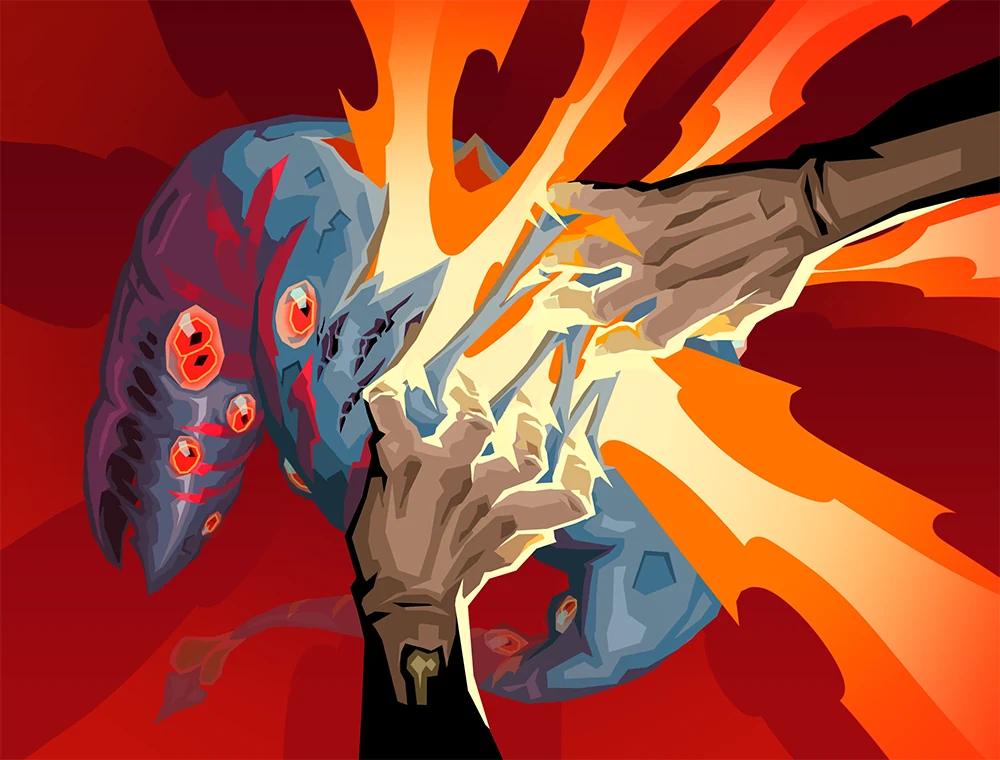 Defile card art, Slay the Spire 2