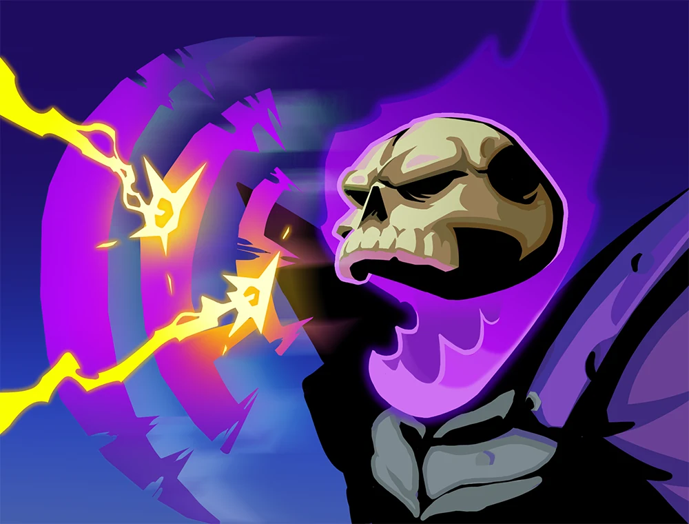 Defy card art, Slay the Spire 2