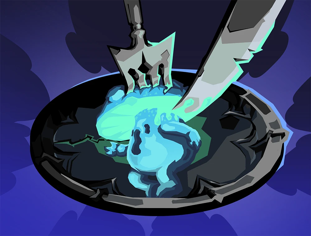 Devour Life card art, Slay the Spire 2