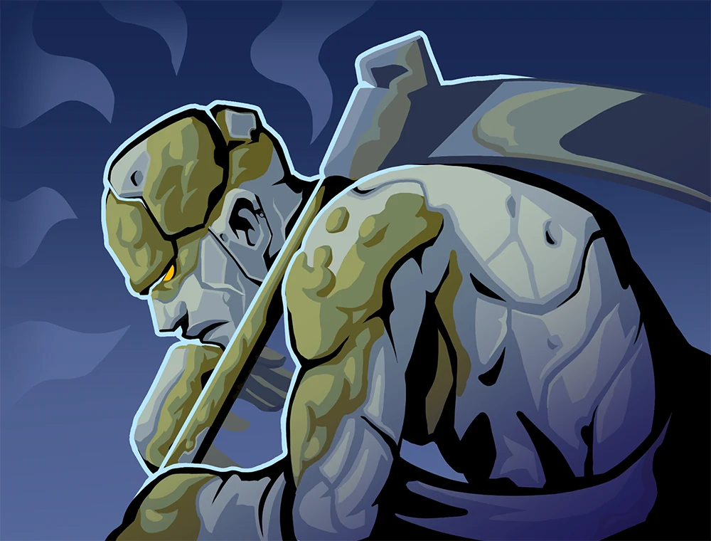 Melancholy card art, Slay the Spire 2