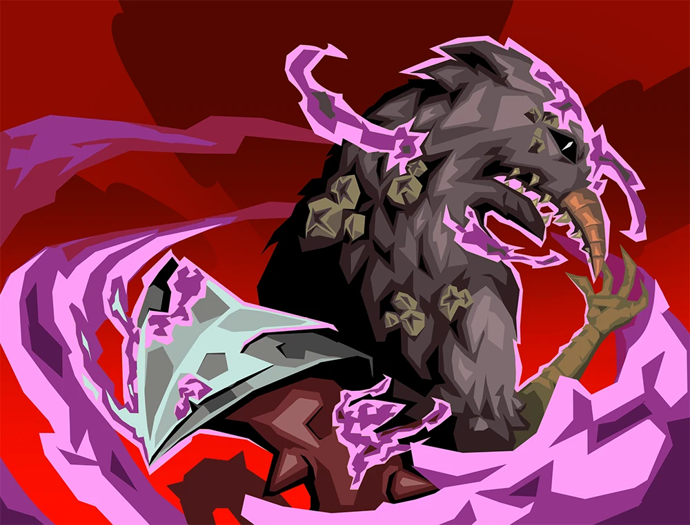 Misery card art, Slay the Spire 2