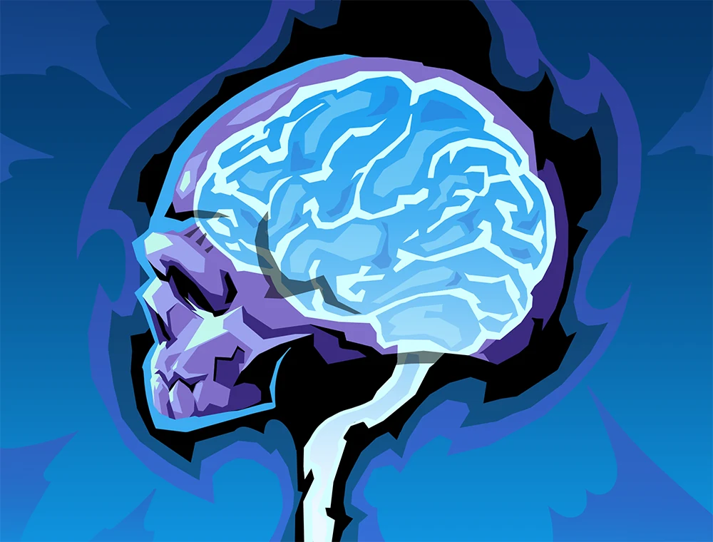 Neurosurge card art, Slay the Spire 2