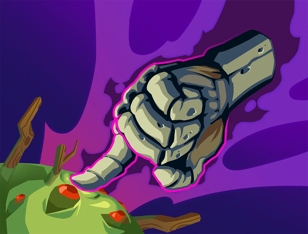 Poke card art, Slay the Spire 2