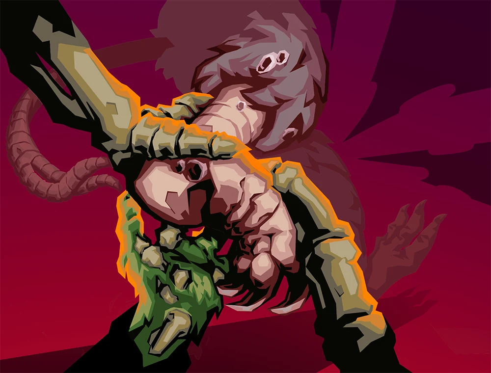 Pull from Below card art, Slay the Spire 2