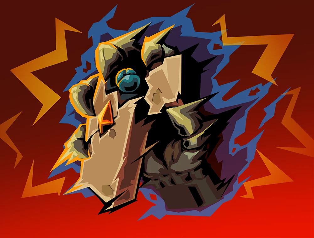 Rattle card art, Slay the Spire 2