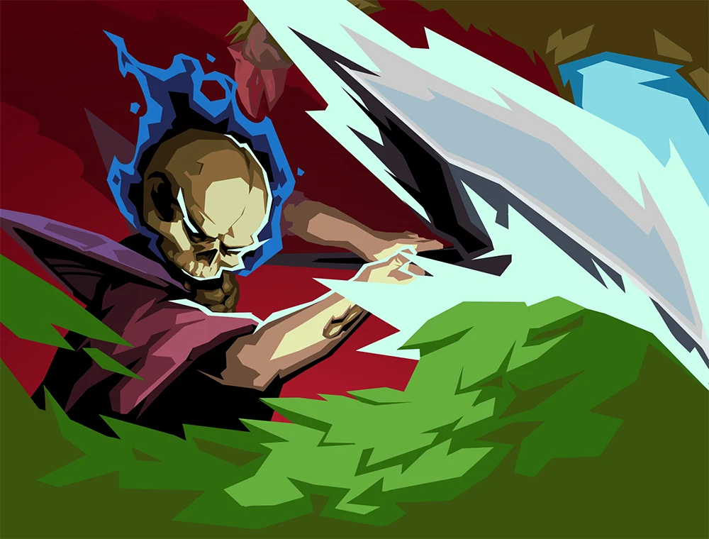 Reap card art, Slay the Spire 2