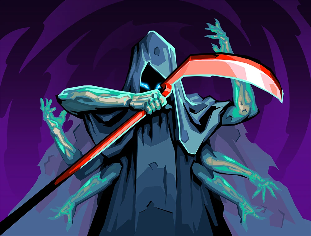 Reaper Form card art, Slay the Spire 2
