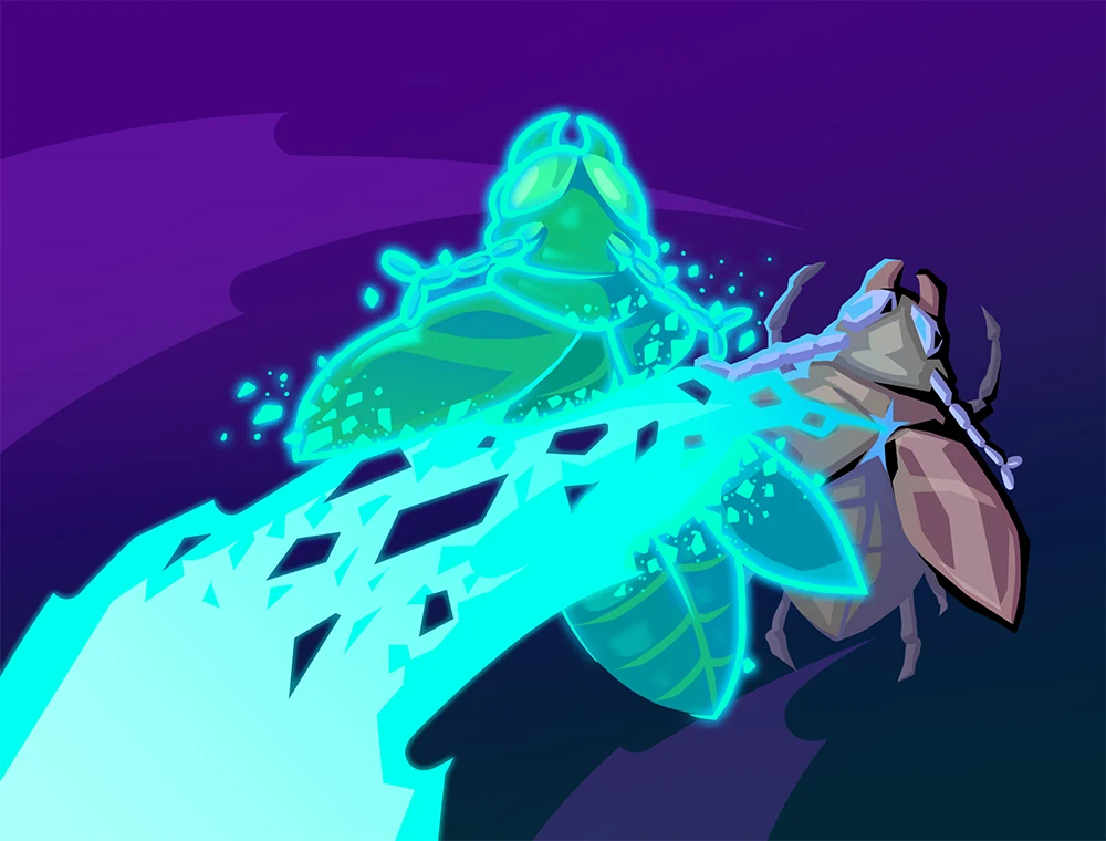 Reave card art, Slay the Spire 2