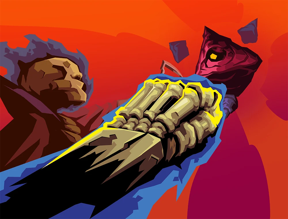 Right Hand Hand card art, Slay the Spire 2
