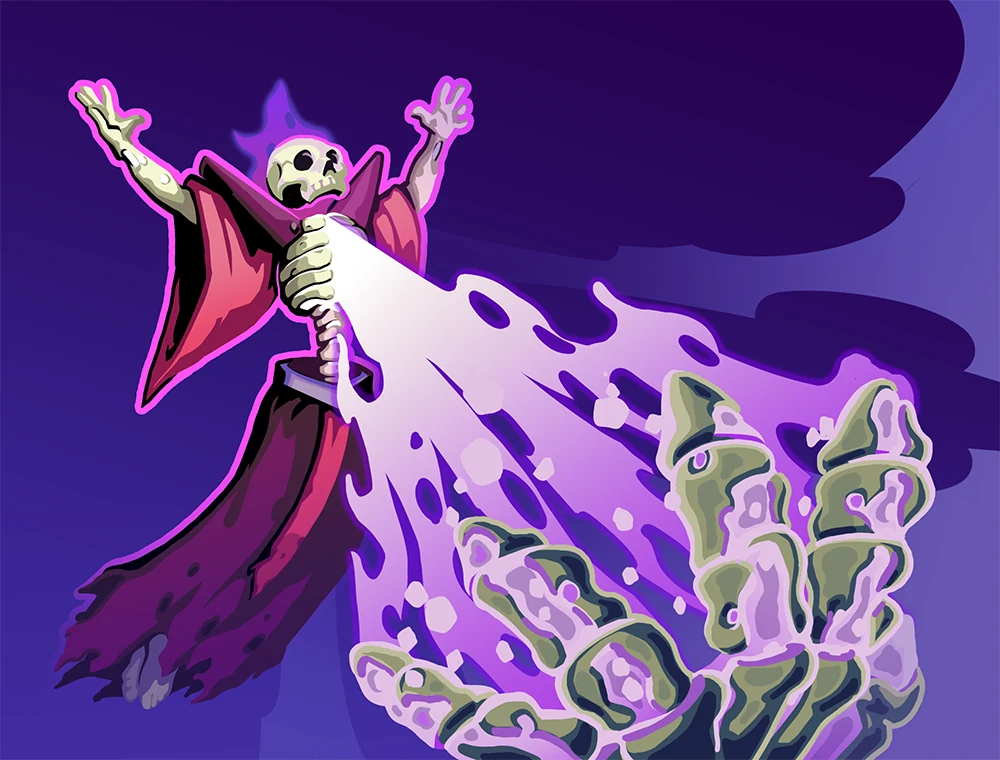 Sacrifice card art, Slay the Spire 2