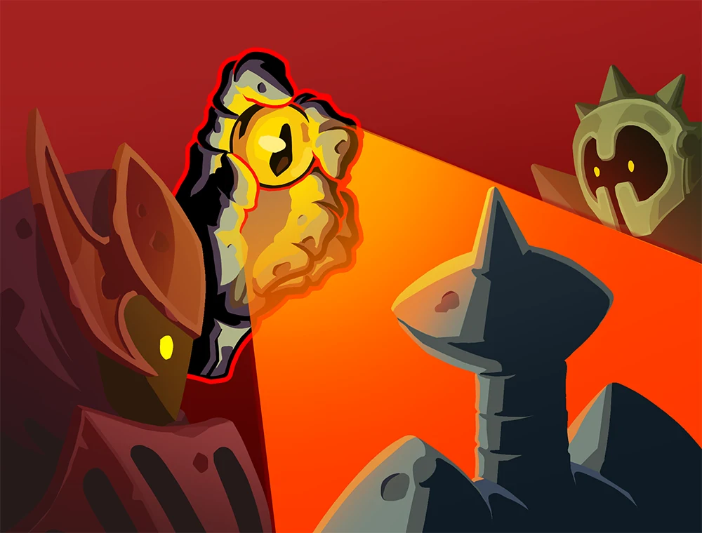 Sentry Mode card art, Slay the Spire 2