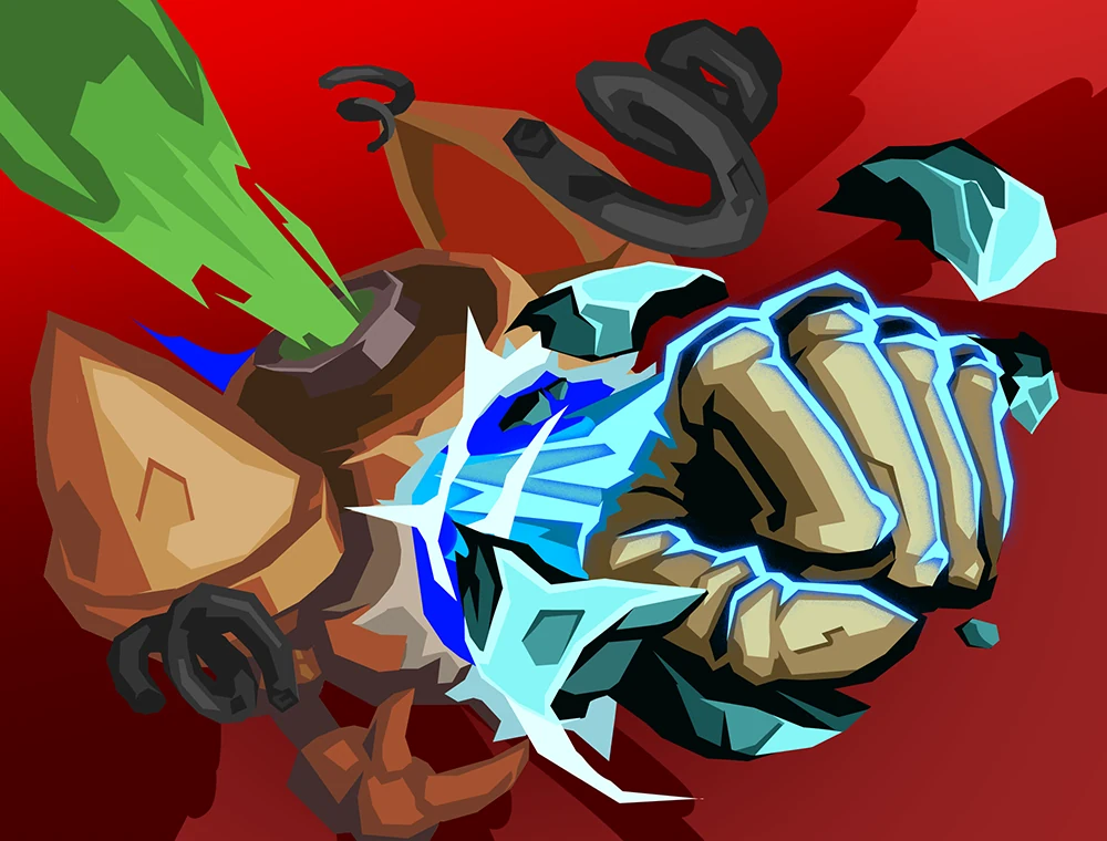 Sic 'Em card art, Slay the Spire 2