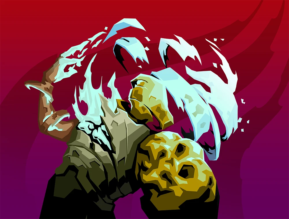 Sleight of Flesh card art, Slay the Spire 2