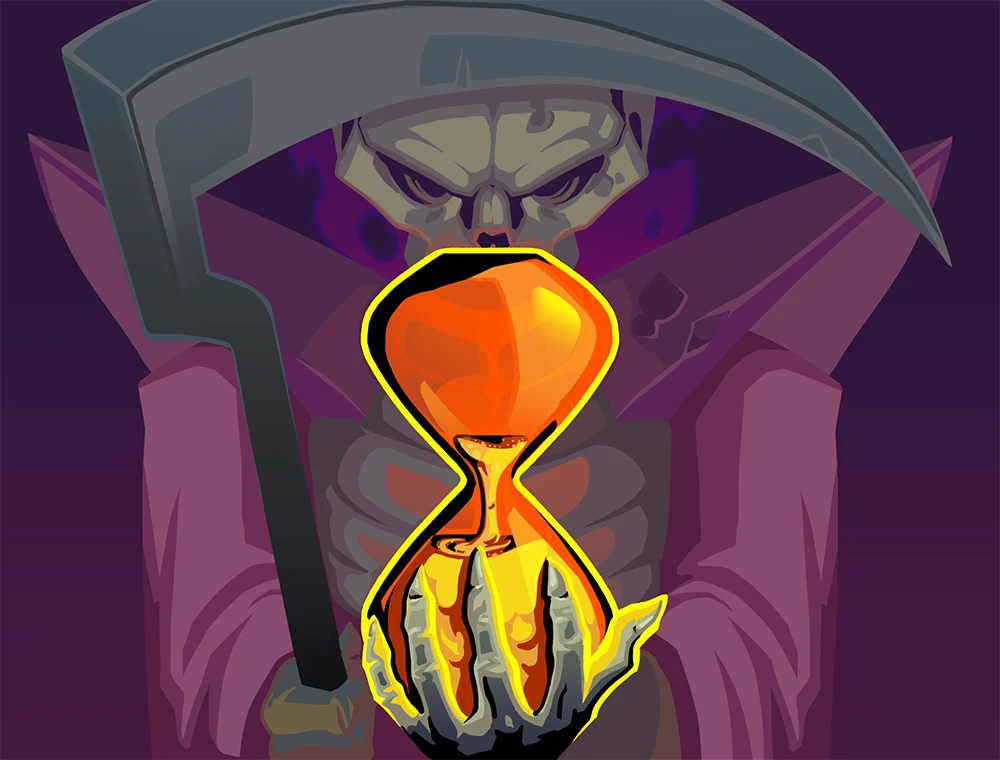 Time's Up card art, Slay the Spire 2