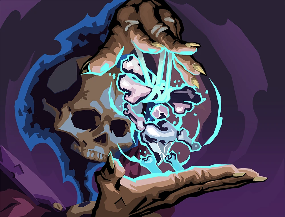 Transfigure card art, Slay the Spire 2