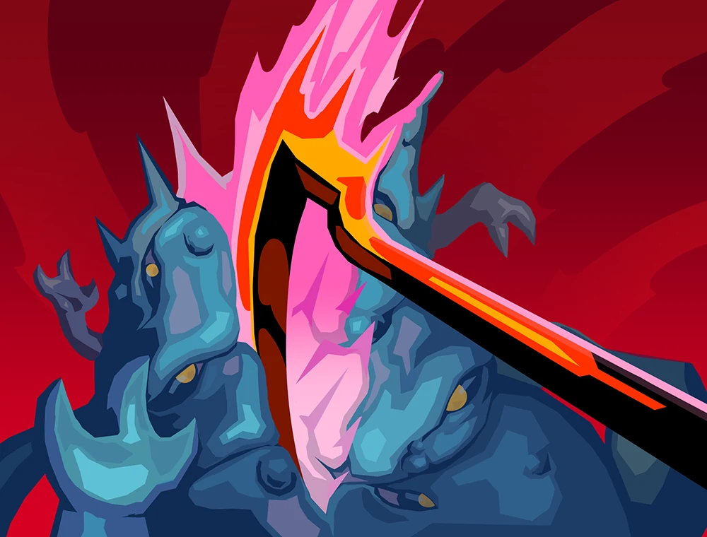 Veilpiercer card art, Slay the Spire 2