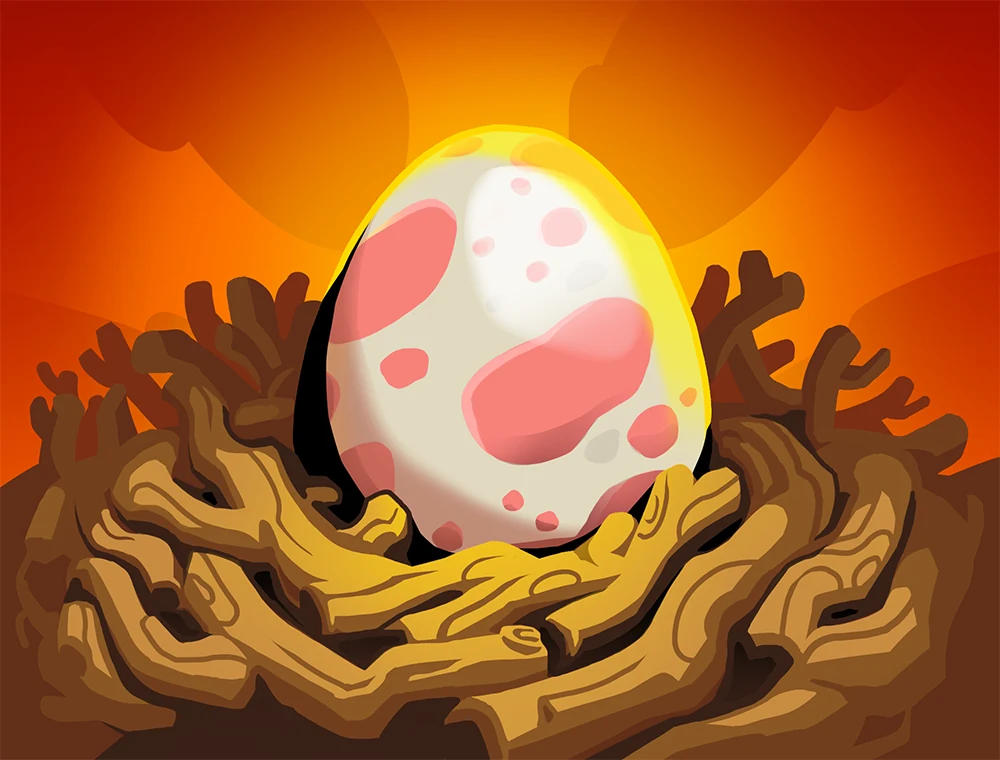 Byrdonis Egg card art, Slay the Spire 2