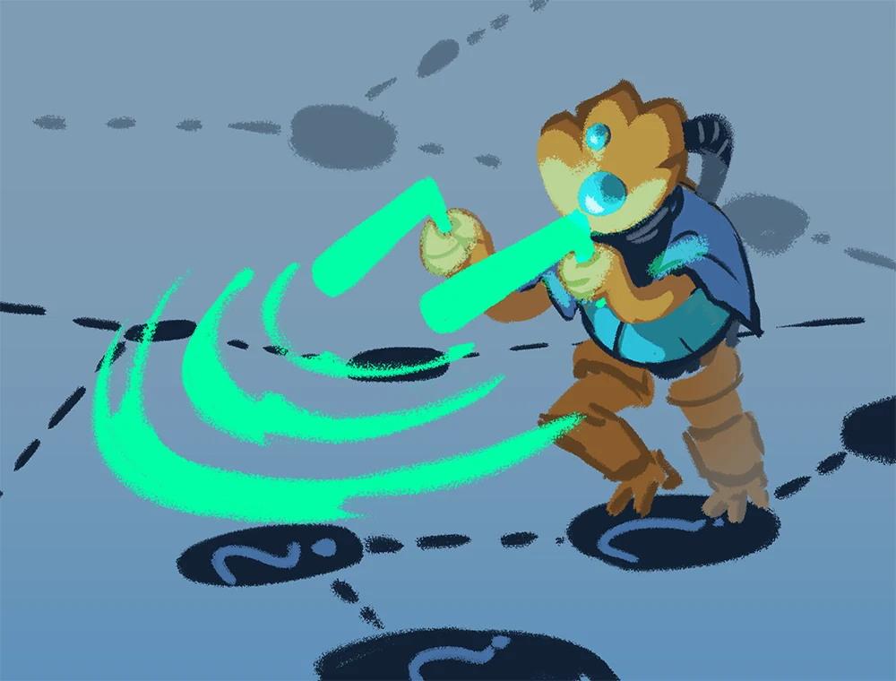 Dowsing card art, Slay the Spire 2