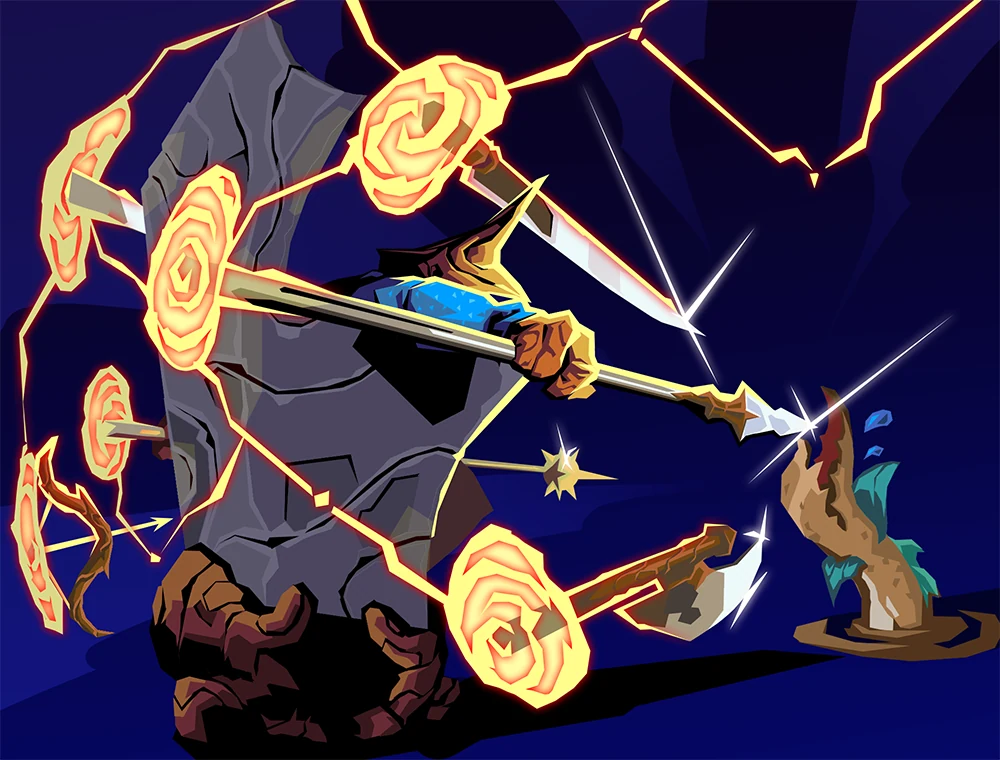 Arsenal card art, Slay the Spire 2