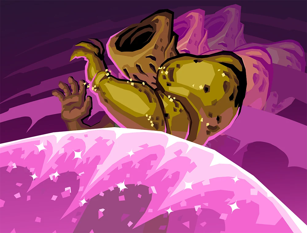 Astral Pulse card art, Slay the Spire 2