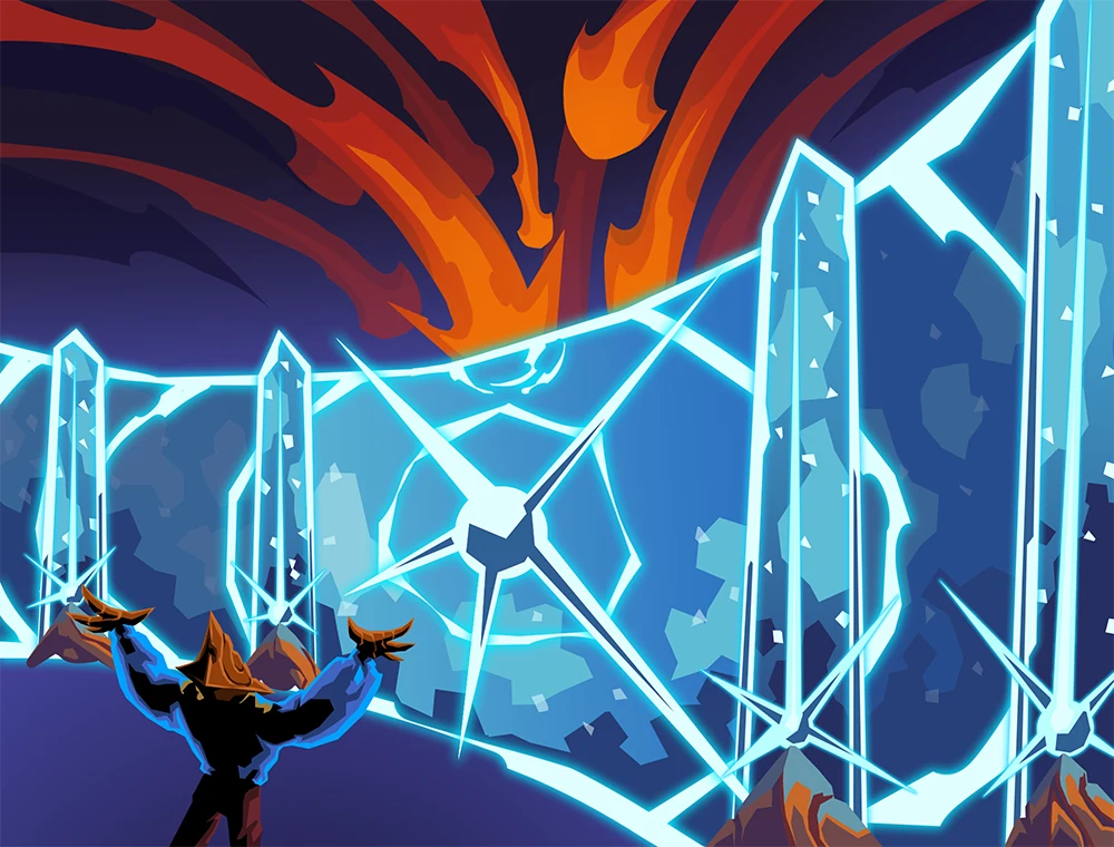 Bulwark card art, Slay the Spire 2