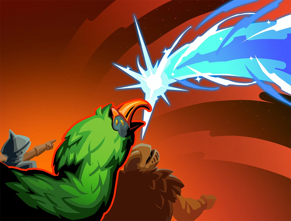 Comet card art, Slay the Spire 2