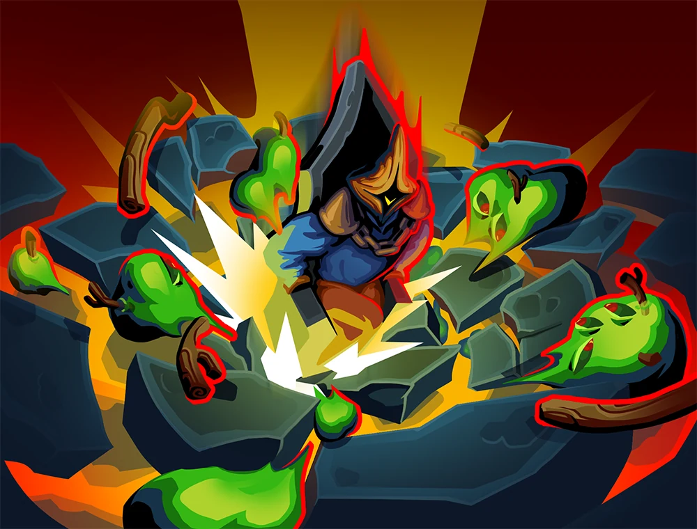 Crush Under card art, Slay the Spire 2