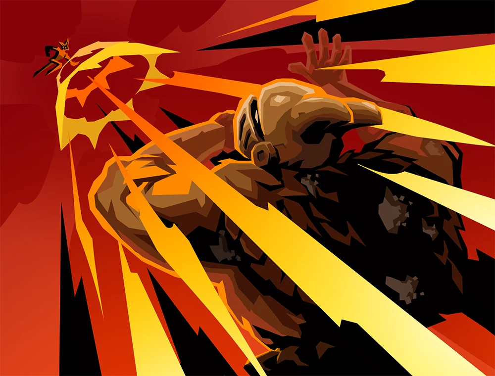 Devastate card art, Slay the Spire 2