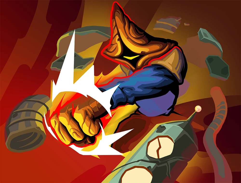 Kingly Punch card art, Slay the Spire 2