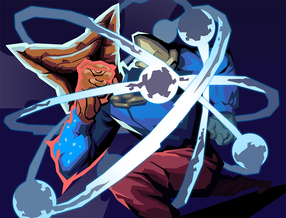 Neutron Aegis card art, Slay the Spire 2