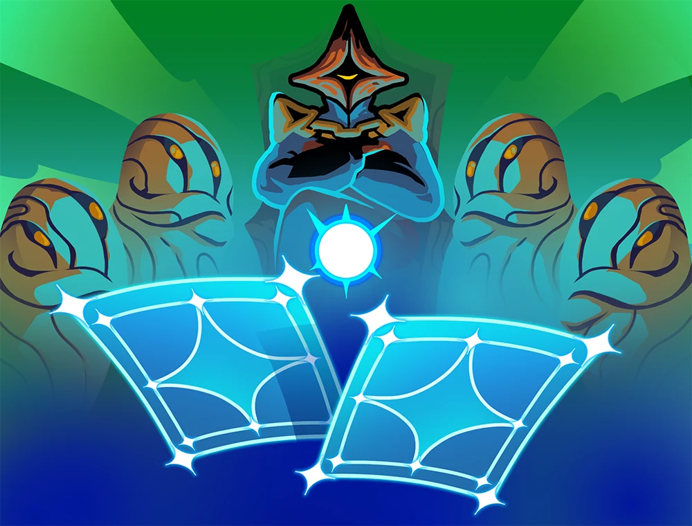 Pale Blue Dot card art, Slay the Spire 2