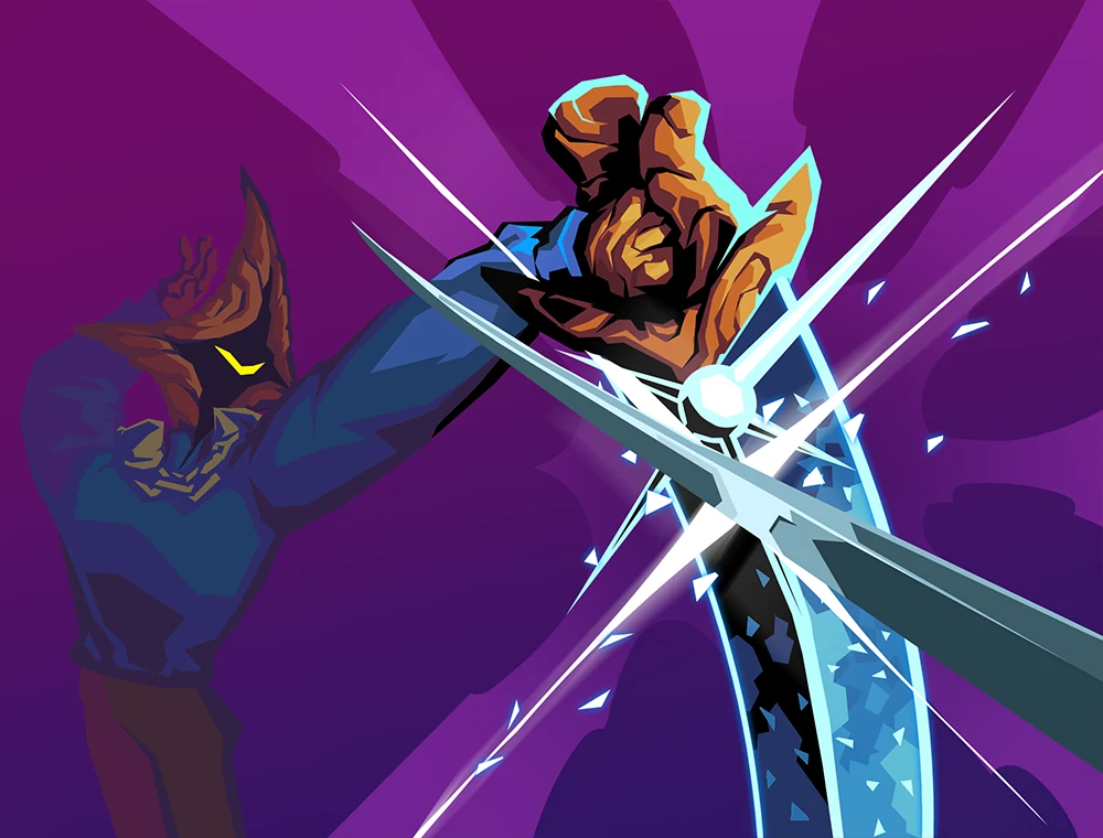 Parry card art, Slay the Spire 2
