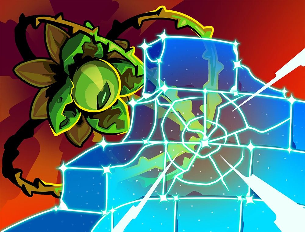Particle Wall card art, Slay the Spire 2
