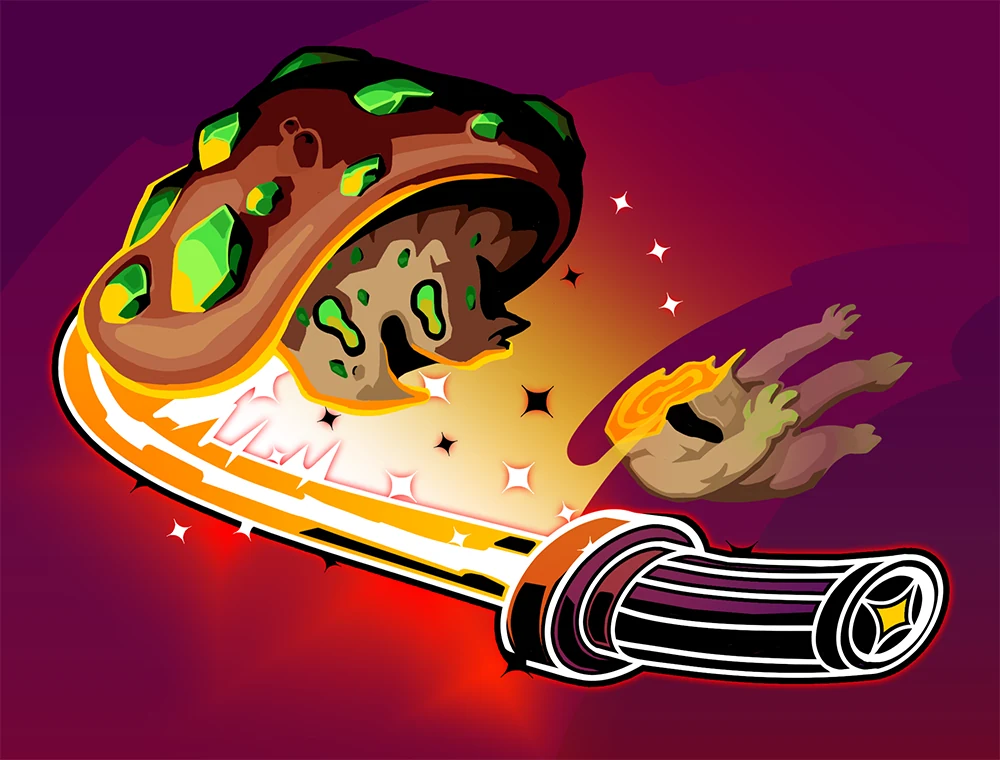 Photon Cut card art, Slay the Spire 2