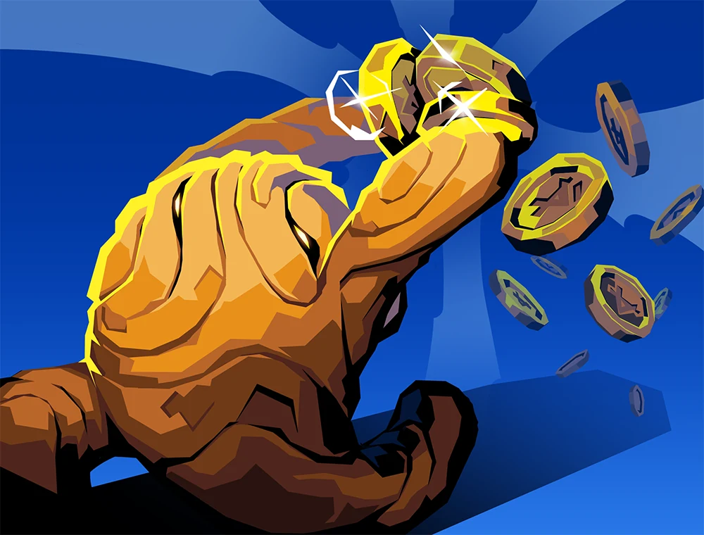 Royalties card art, Slay the Spire 2