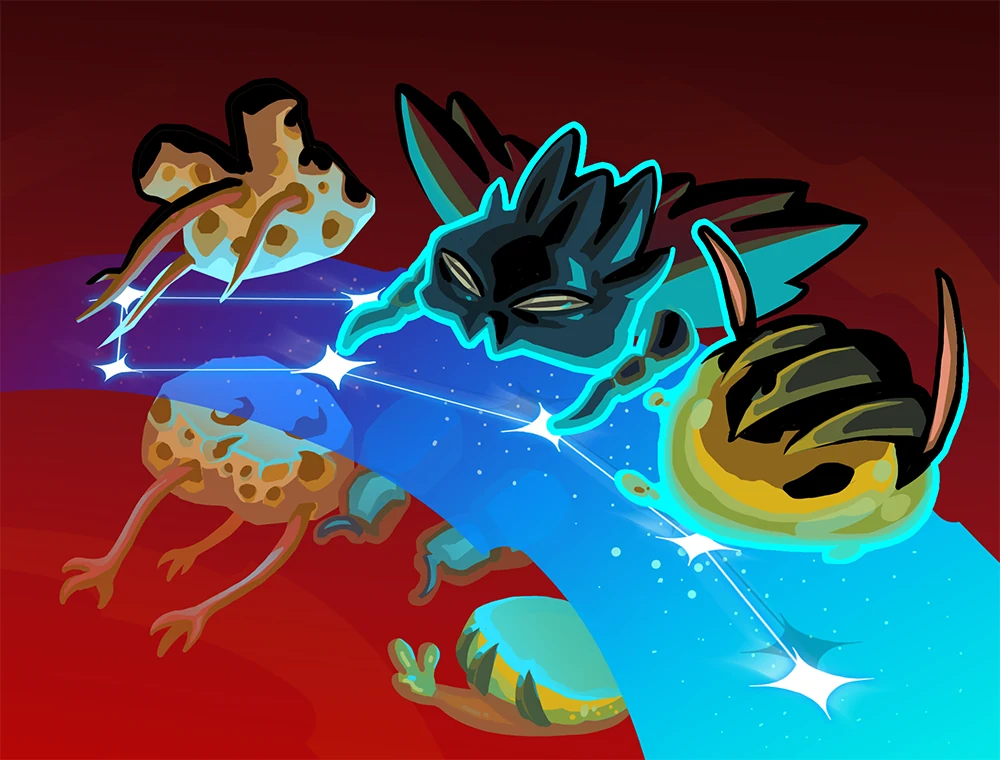 Seven Stars card art, Slay the Spire 2