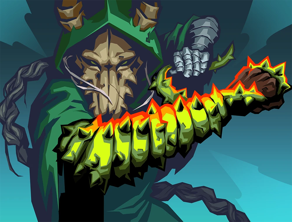 Abrasive card art, Slay the Spire 2
