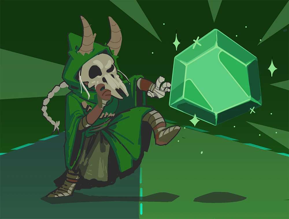 Sidestep card art, Slay the Spire 2