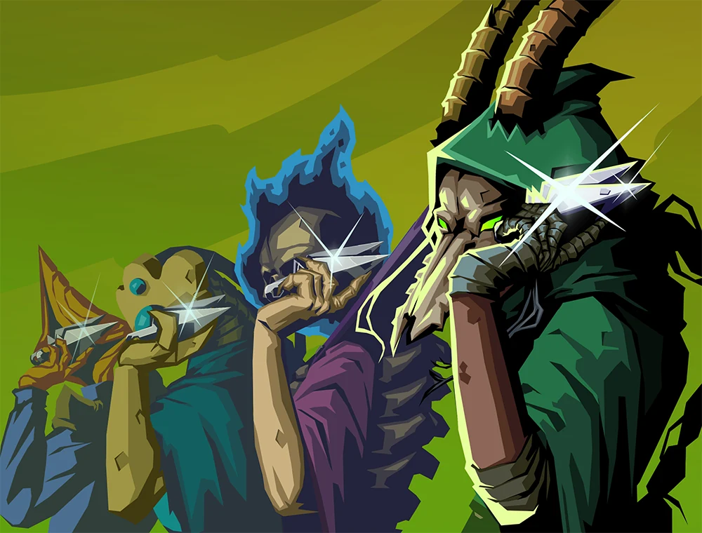 Blade Symphony card art, Slay the Spire 2