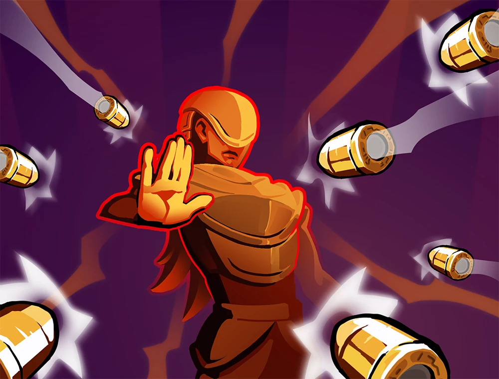 Bullet Time card art, Slay the Spire 2
