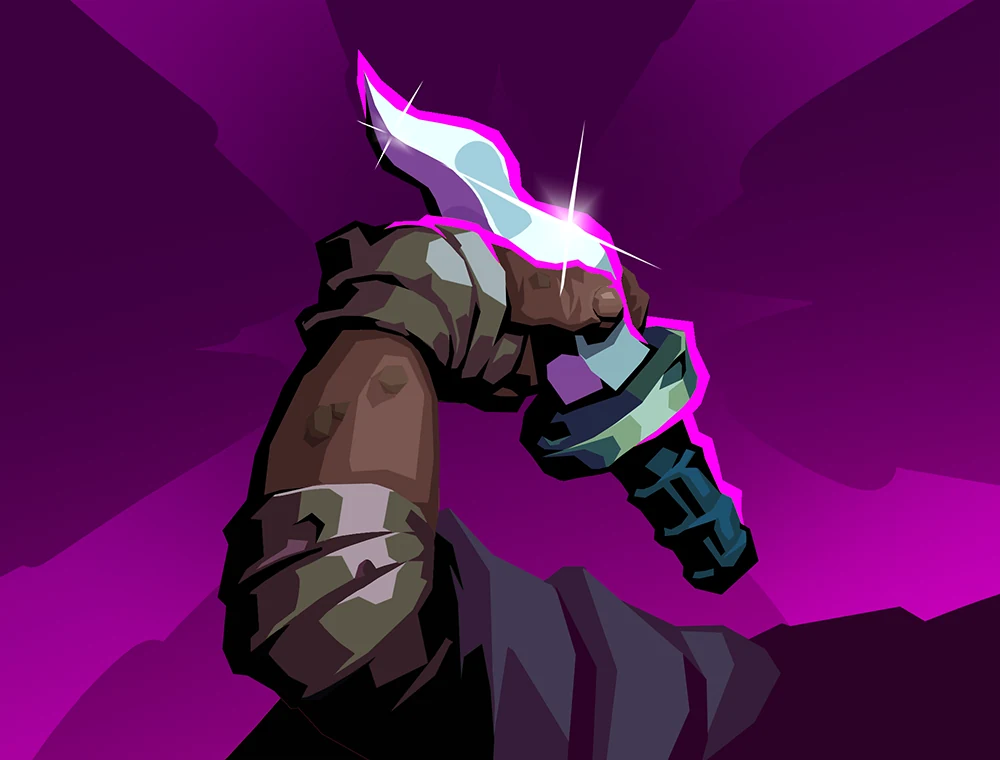 Dagger Throw card art, Slay the Spire 2