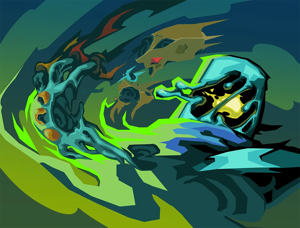 Haze card art, Slay the Spire 2