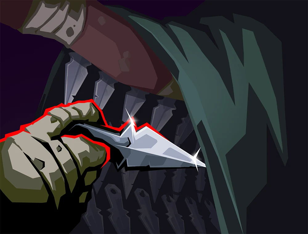 Infinite Blades card art, Slay the Spire 2