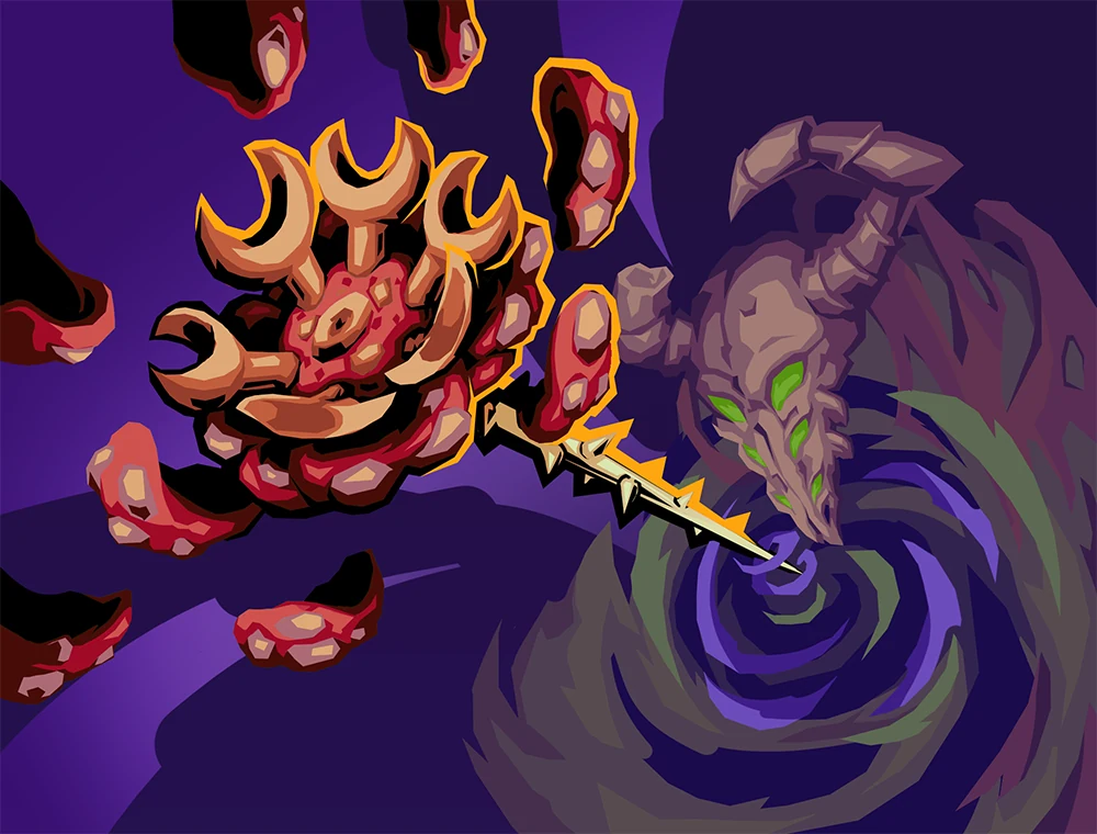 Memento Mori card art, Slay the Spire 2