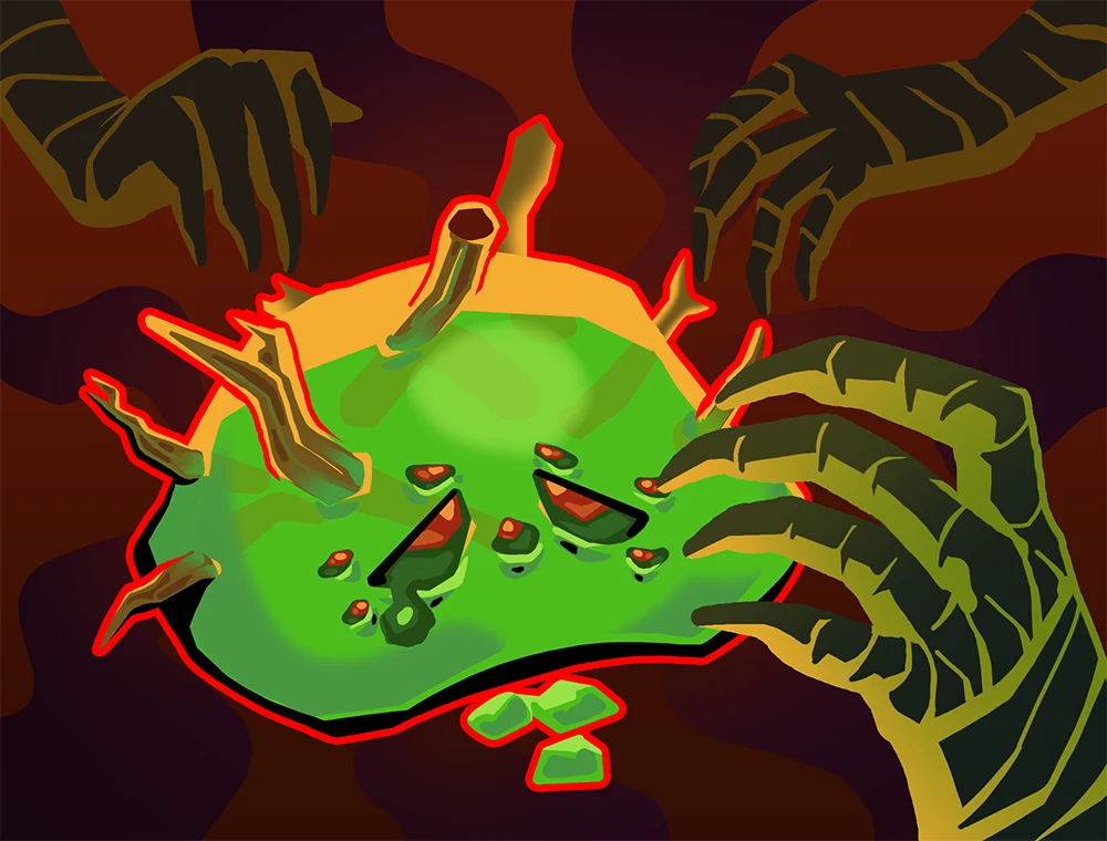 Nightmare card art, Slay the Spire 2