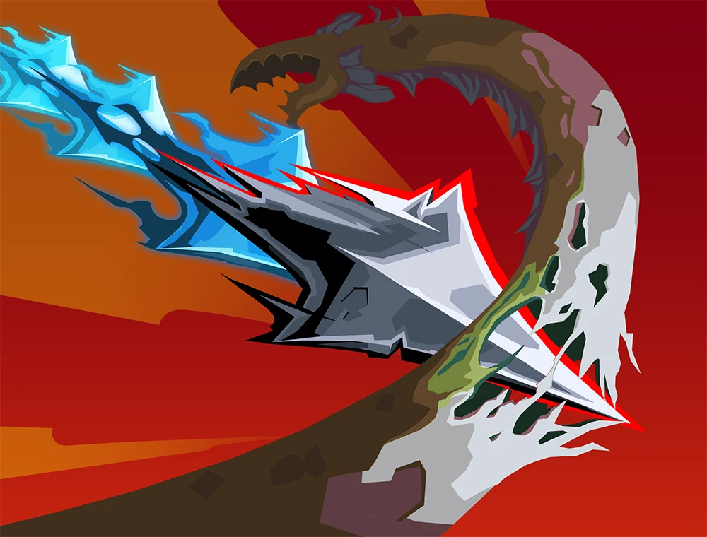Phantom Blades card art, Slay the Spire 2